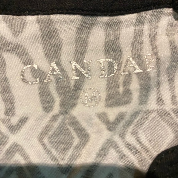 Canda animal print short sleeve V-neck Tee medium 96% viscose 4% elastia… - Picture 4 of 6